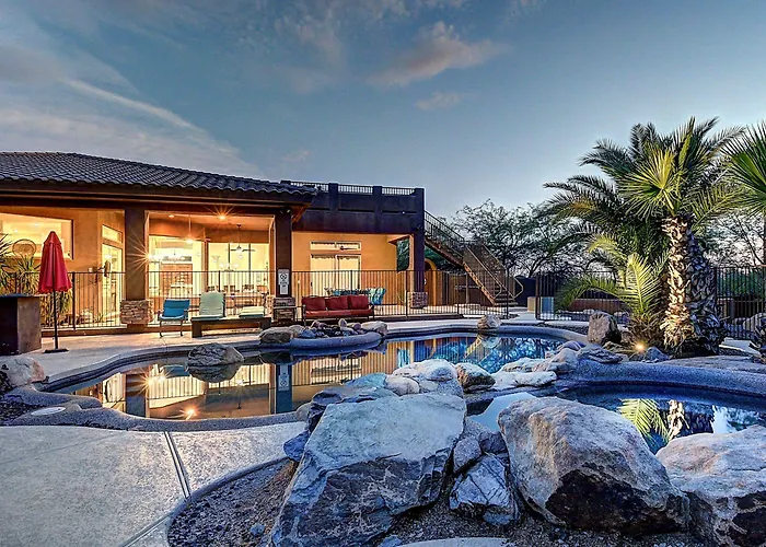 Custom 2 Acres True Indoor-outdoor Living Vakantiehuis Scottsdale